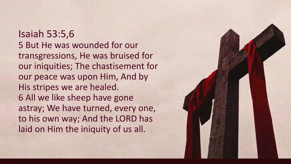 isaiah 53 5 6 5 but he was wounded