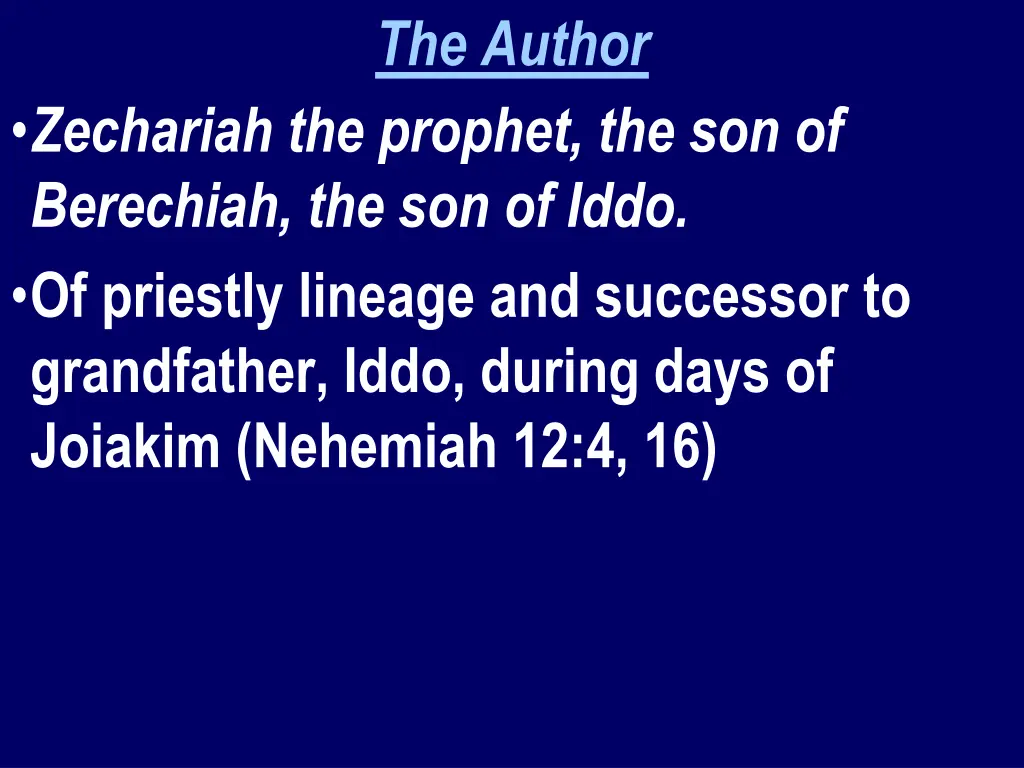 the author