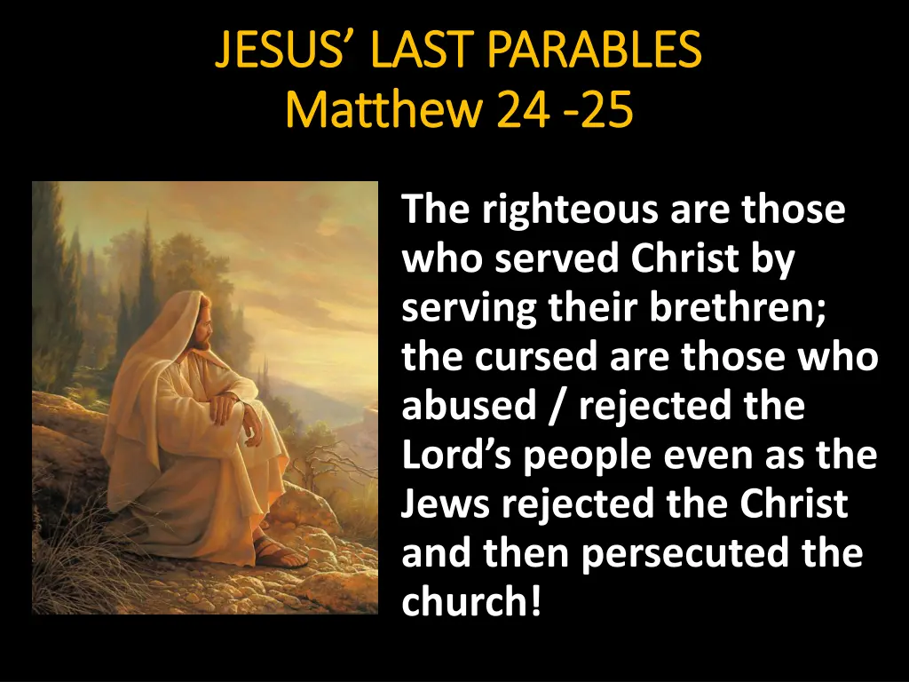 jesus last parables jesus last parables matthew 7