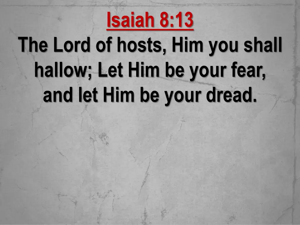 isaiah 8 13