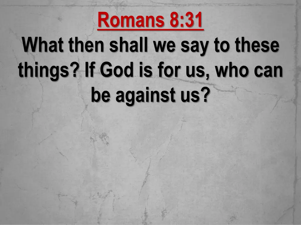 romans 8 31