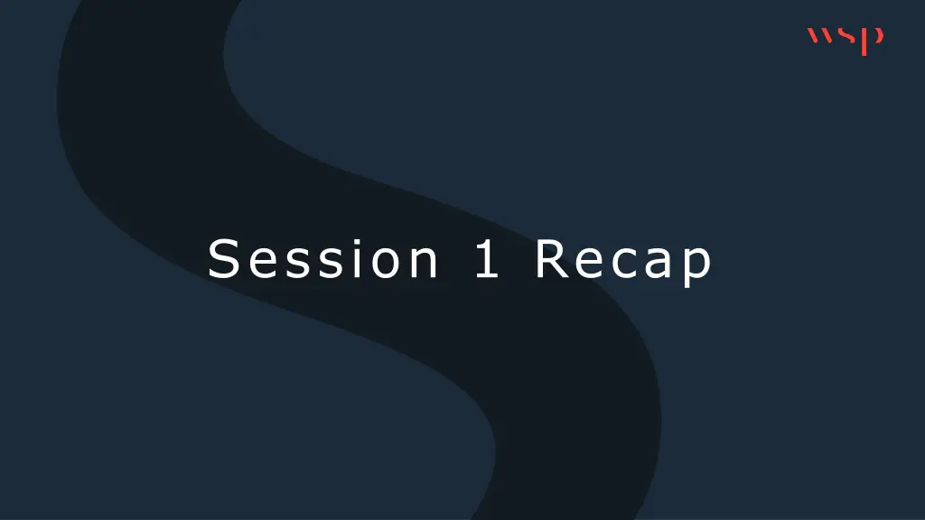 session 1 recap