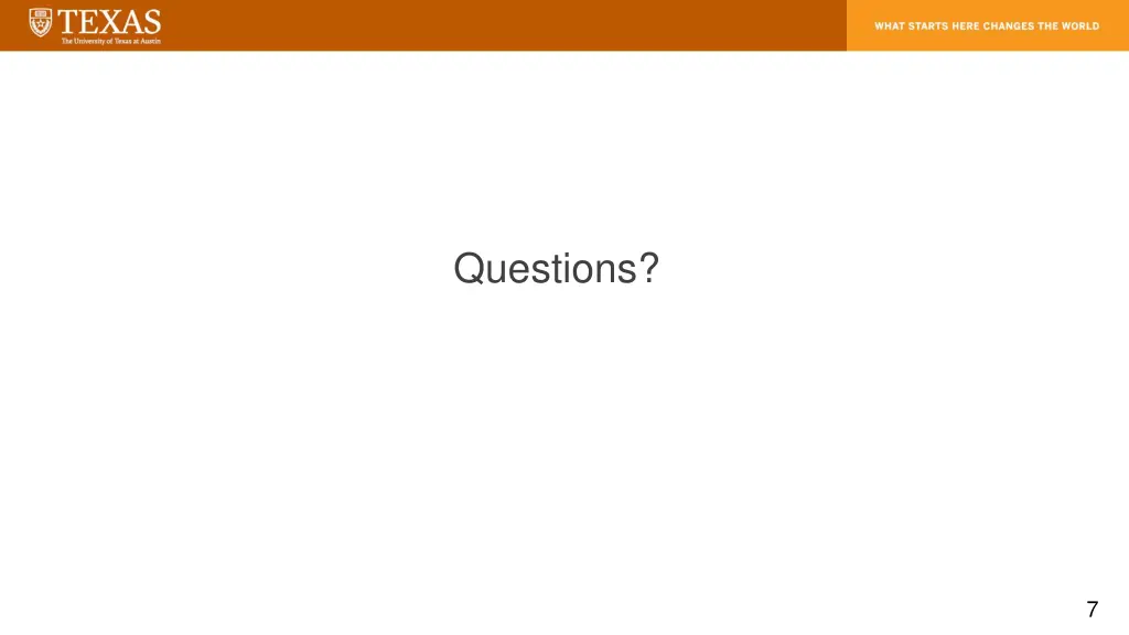 questions