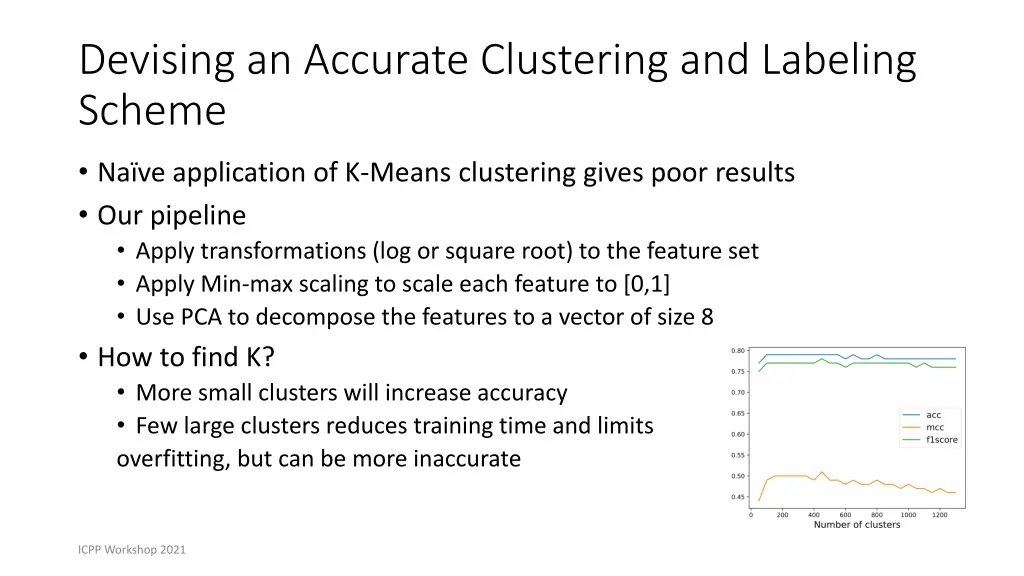 devising an accurate clustering and labeling