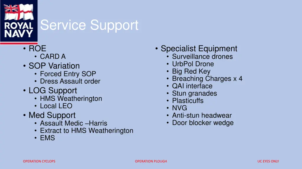 service support