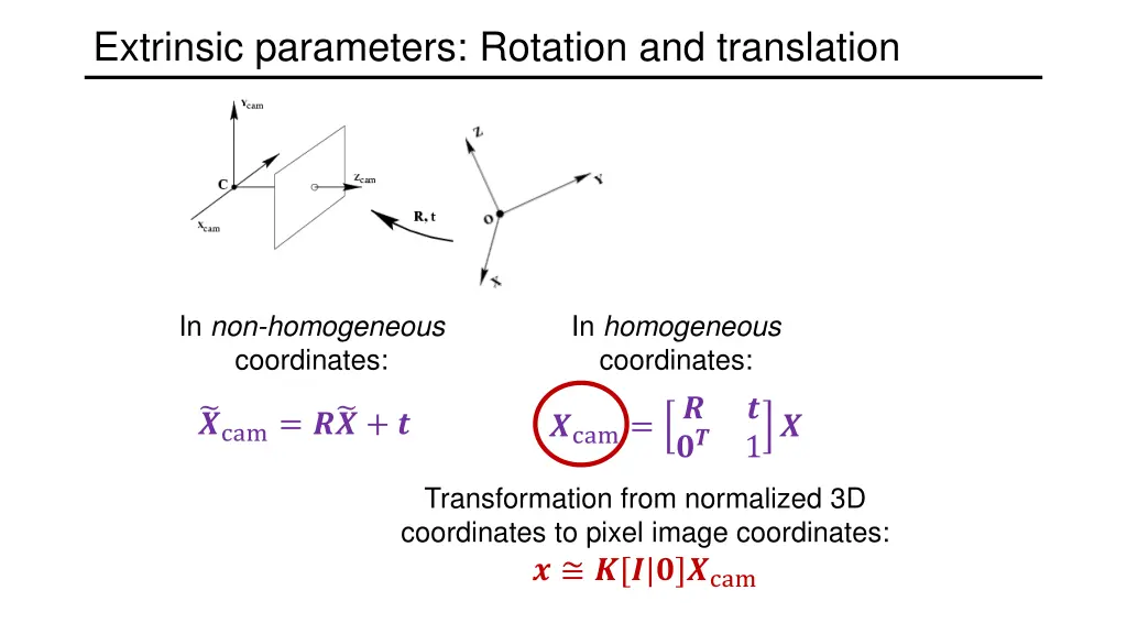 extrinsic parameters rotation and translation 4