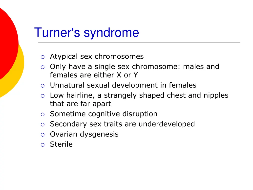 turner s syndrome