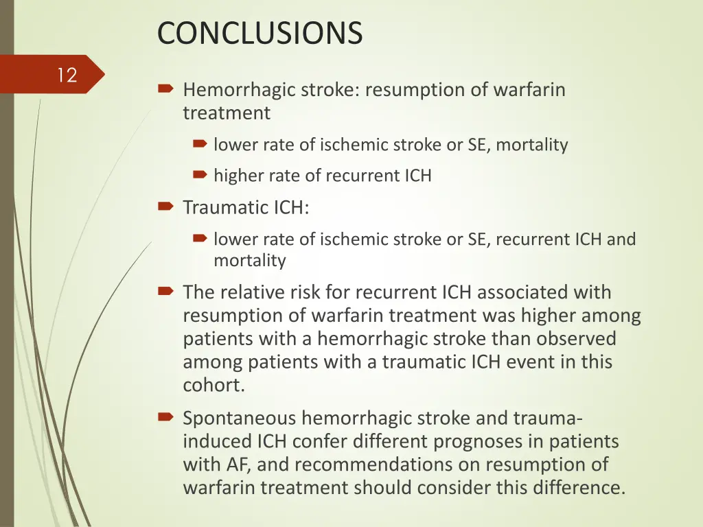 conclusions