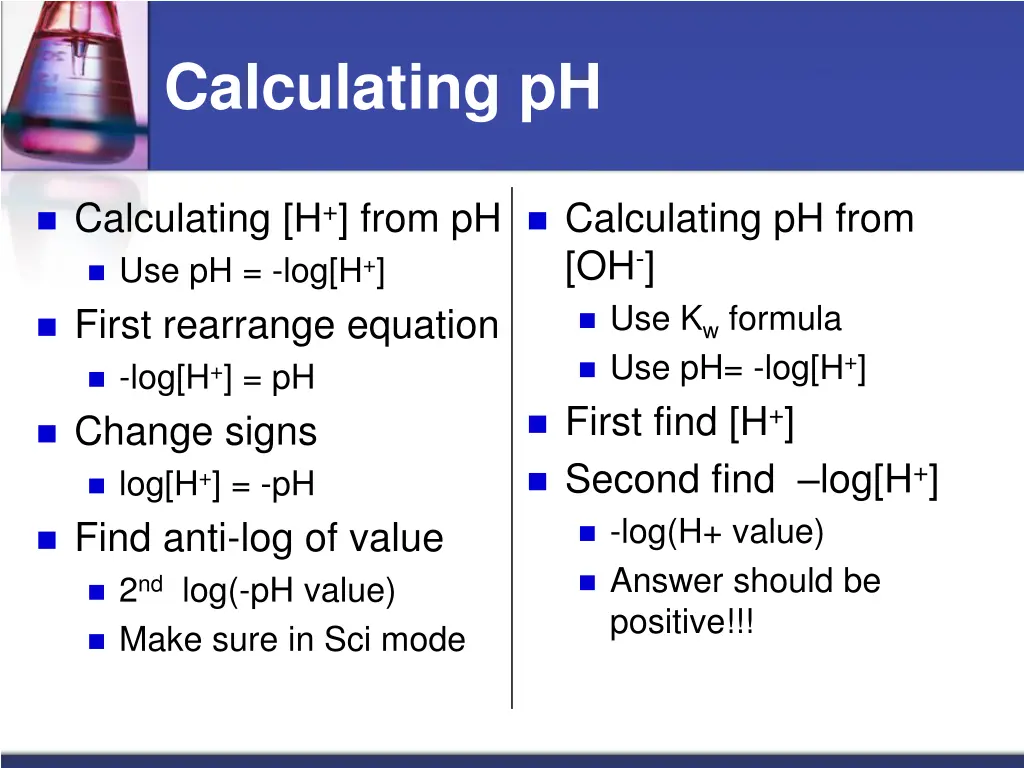 calculating ph 1