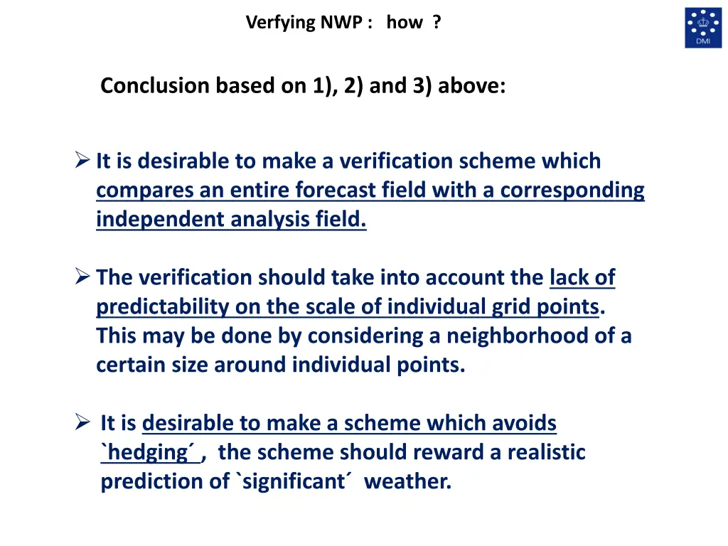 verfying nwp how 6