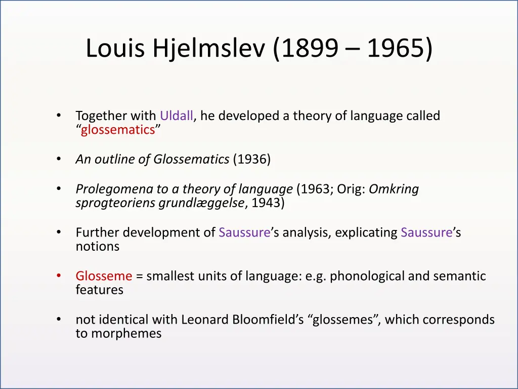 louis hjelmslev 1899 1965 1