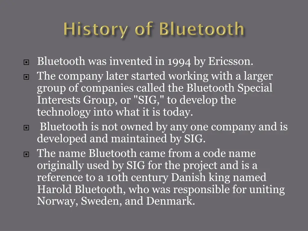 bluetooth was invented in 1994 by ericsson