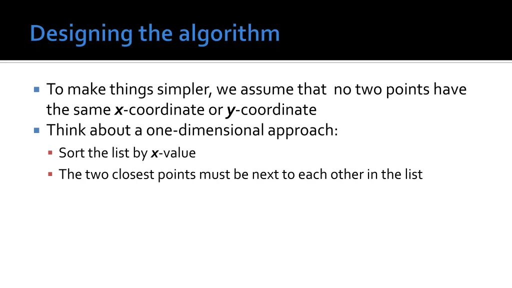 to make things simpler we assume that