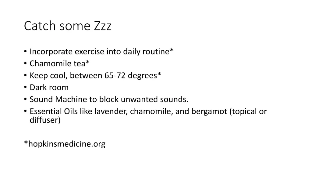 catch some zzz
