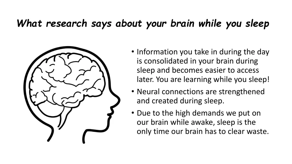 what research says about your brain while