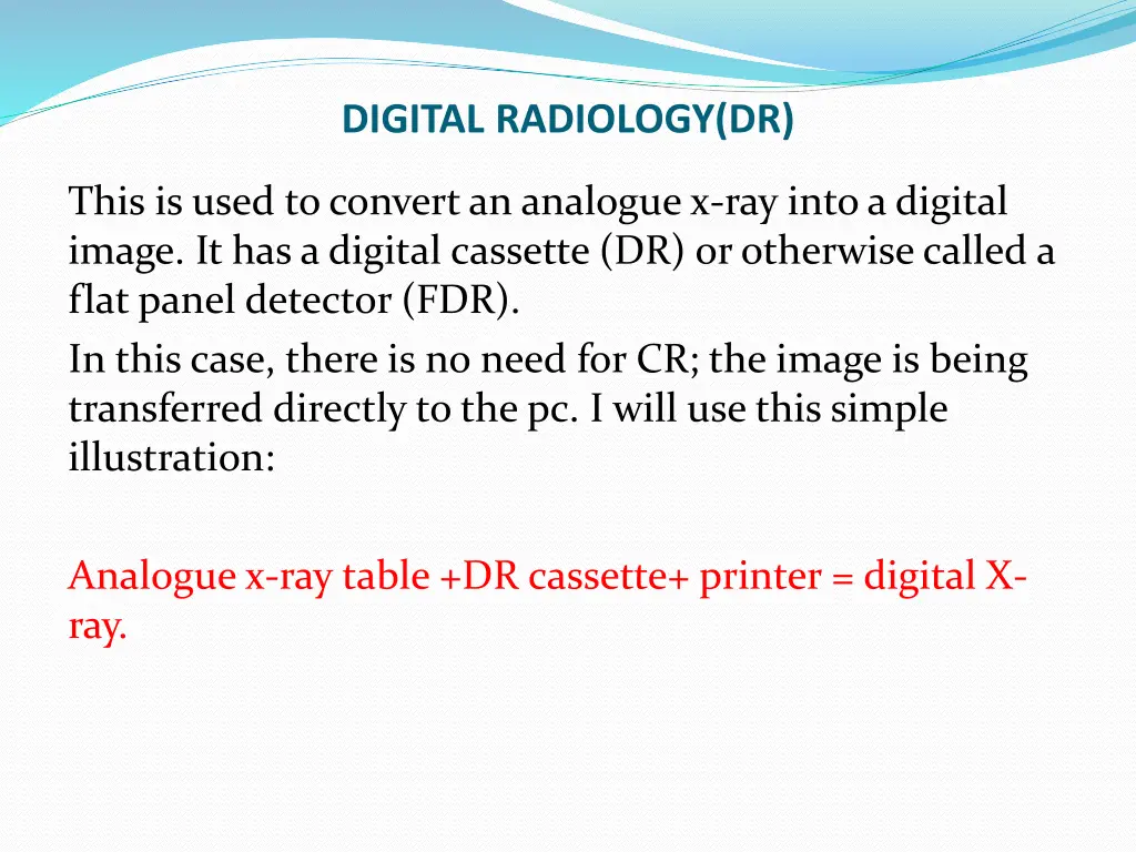 digital radiology dr