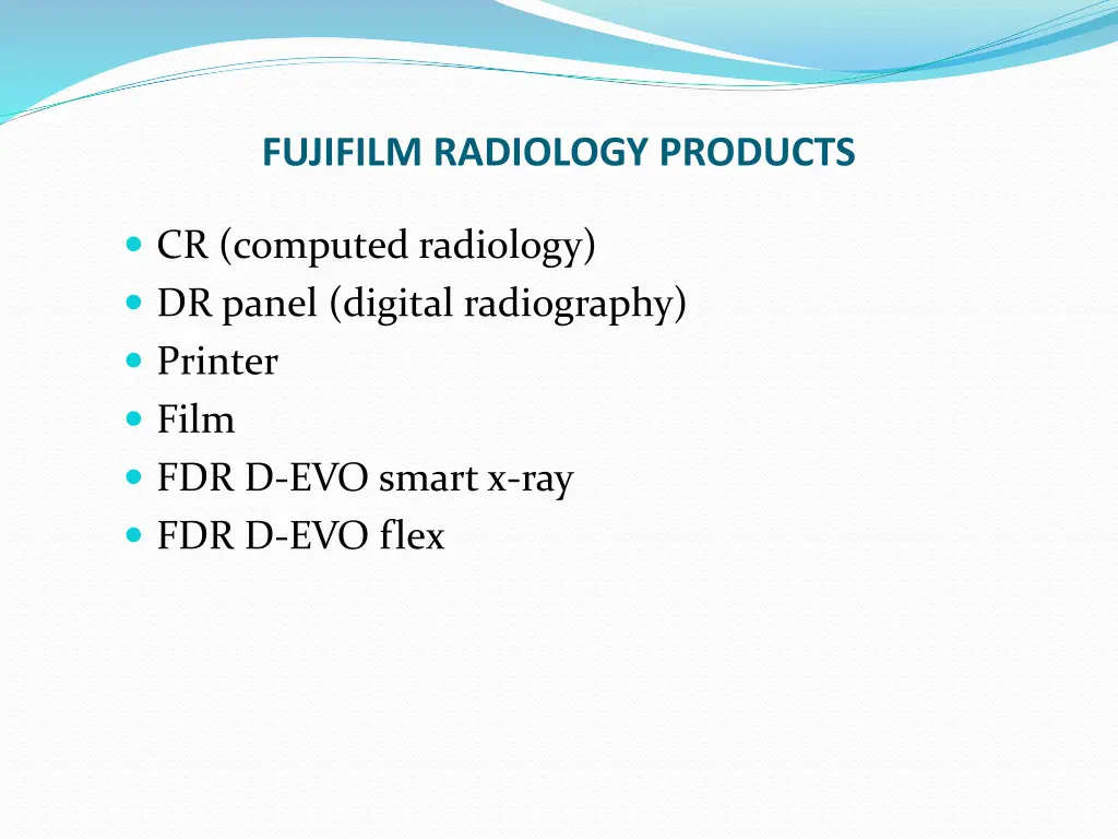 fujifilm radiology products