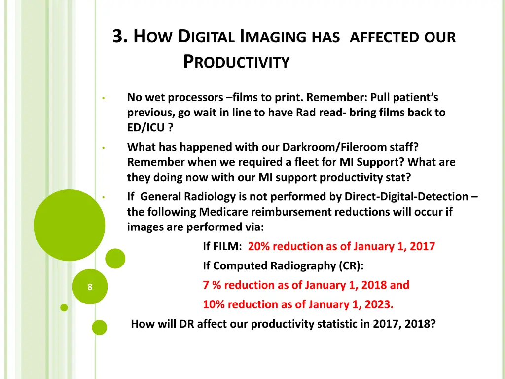 3 h ow d igital i maging has affected