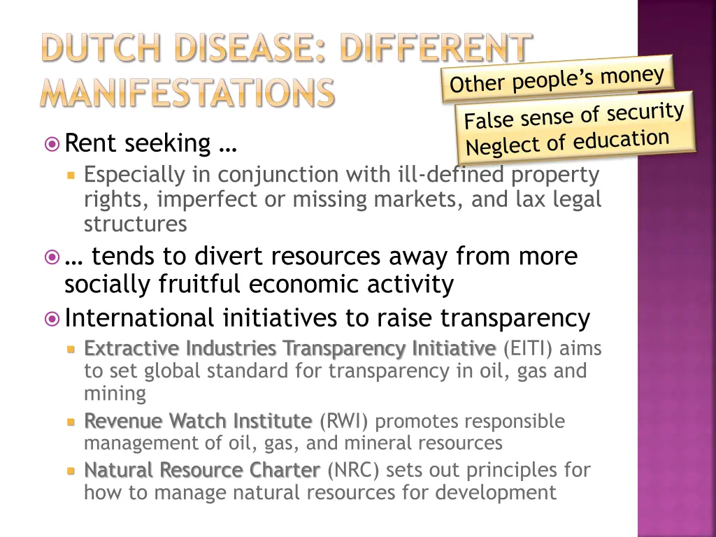 dutch disease different manifestations 2