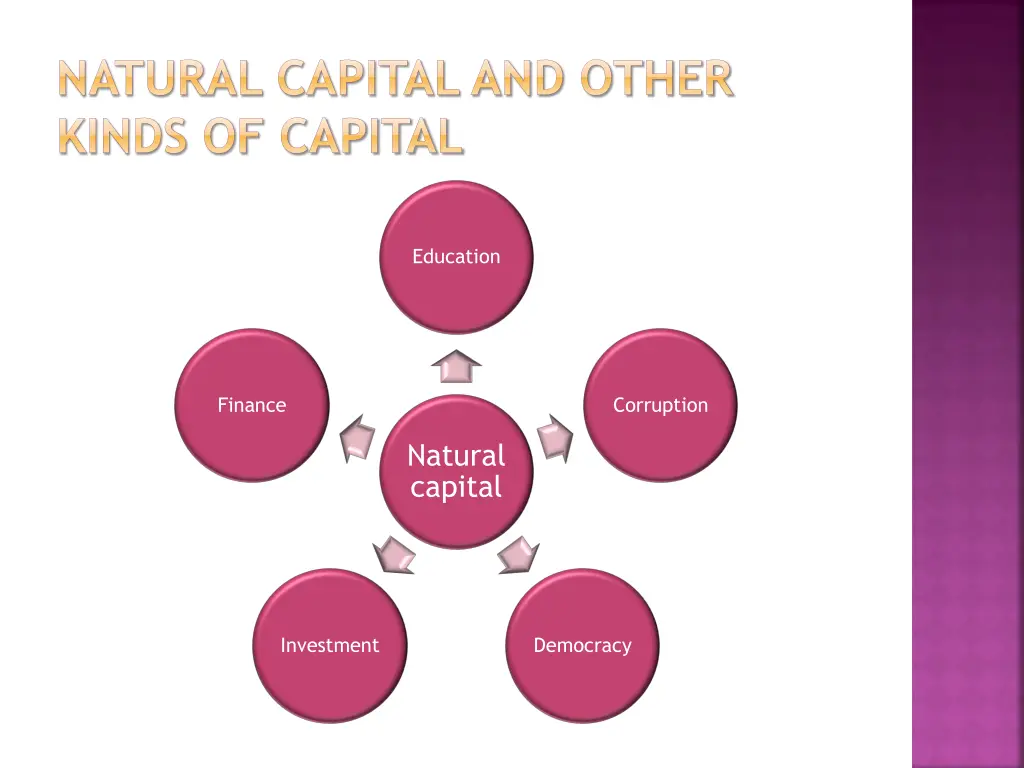 natural capital and other kinds of capital
