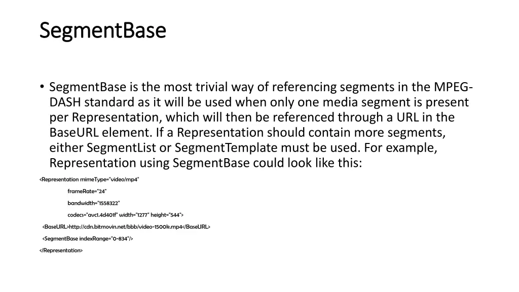 segmentbase segmentbase