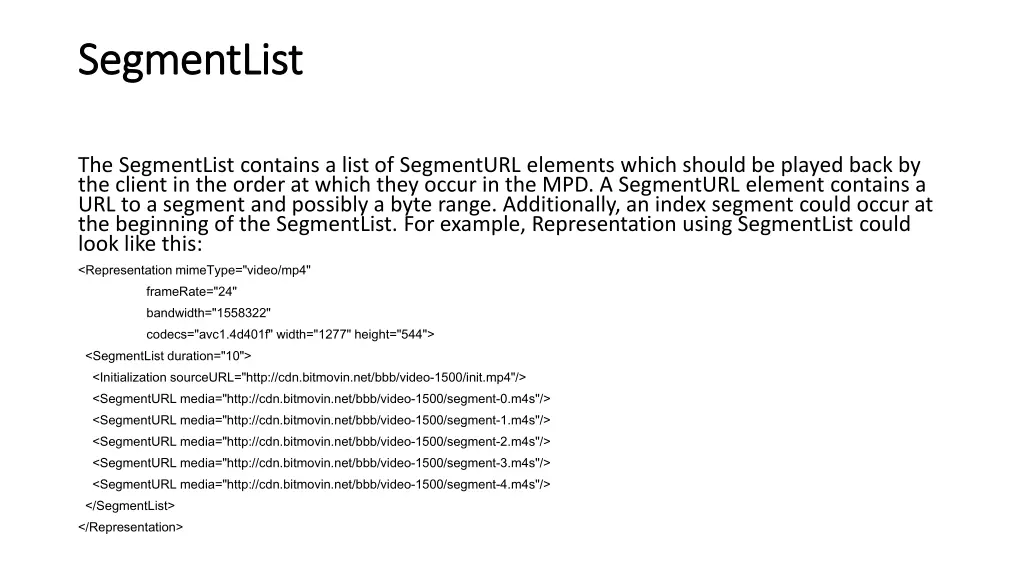 segmentlist segmentlist