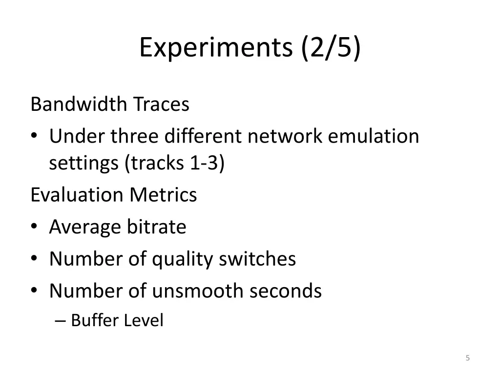 experiments 2 5