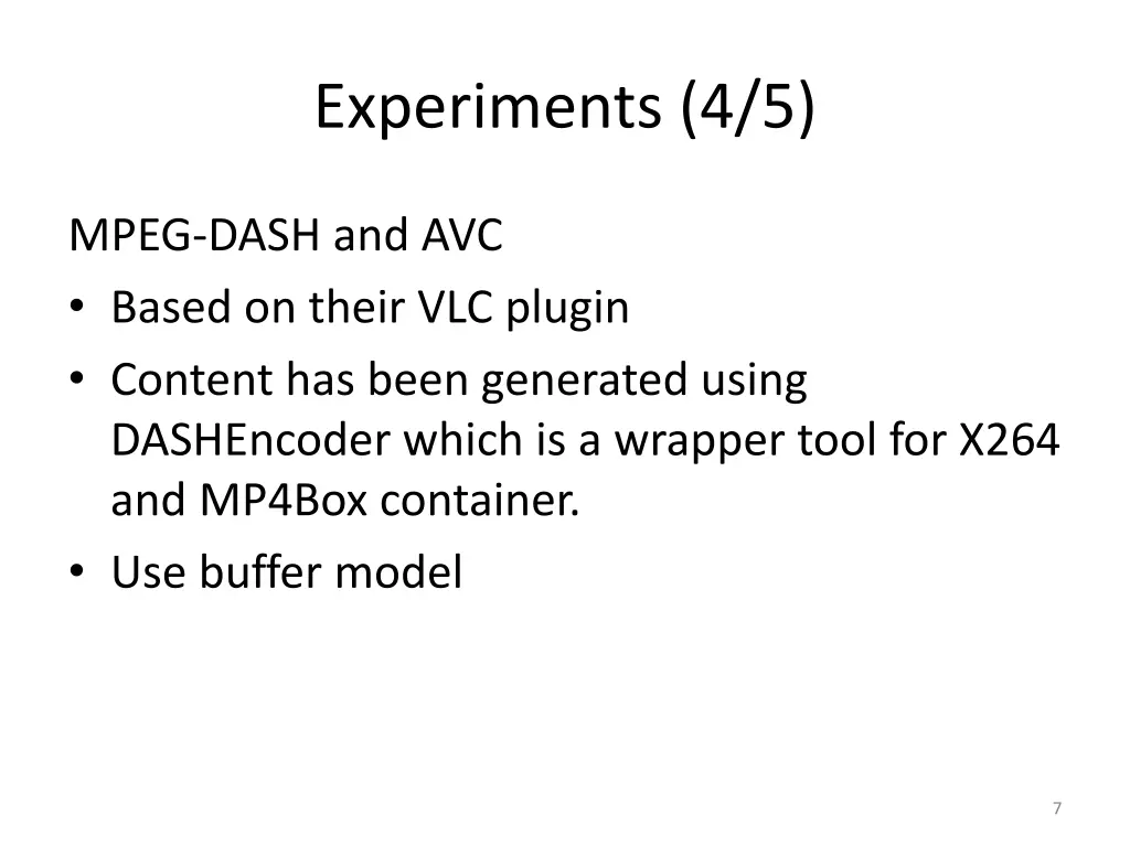 experiments 4 5
