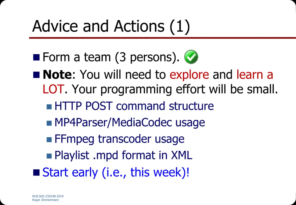advice and actions 1