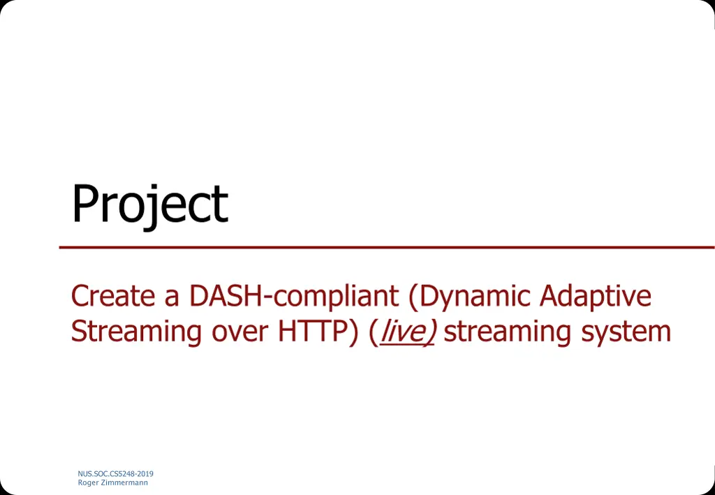 project