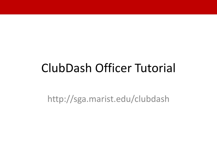 clubdash officer tutorial
