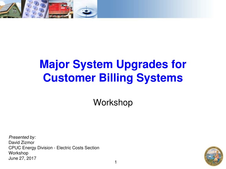 major system upgrades for customer billing systems