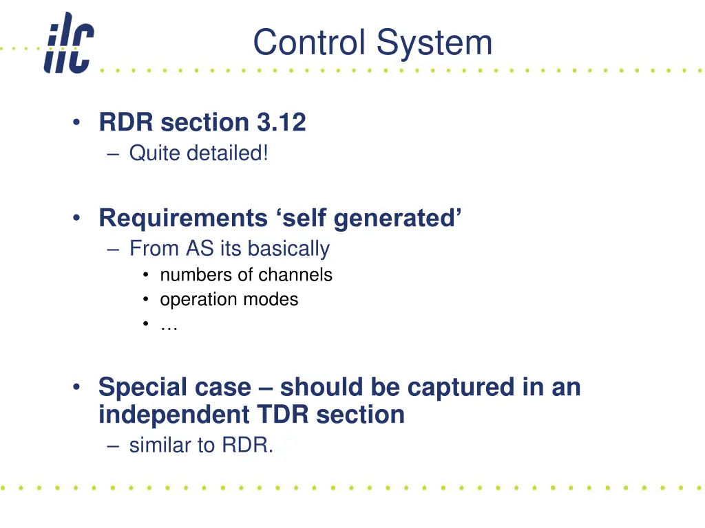 control system