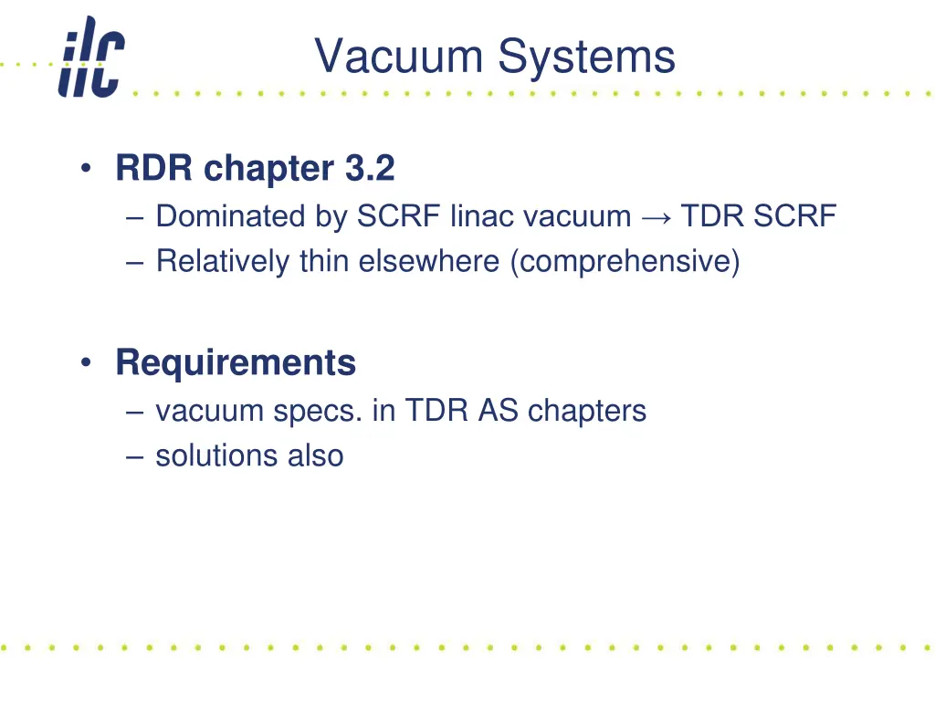 vacuum systems