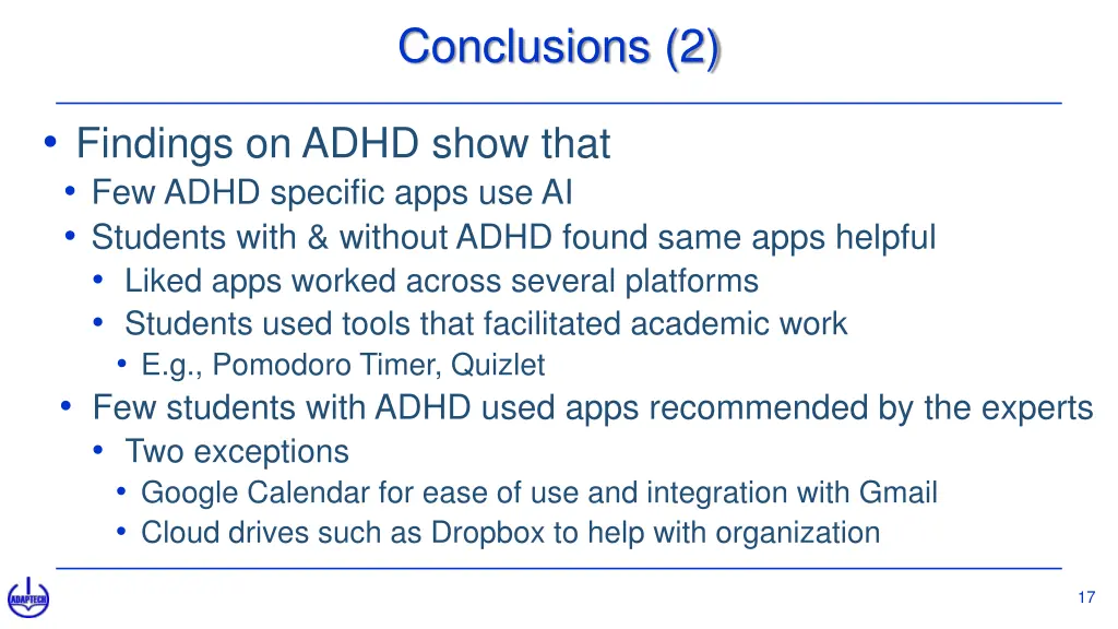 conclusions 2
