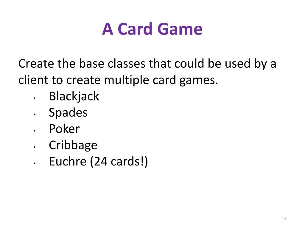 a card game