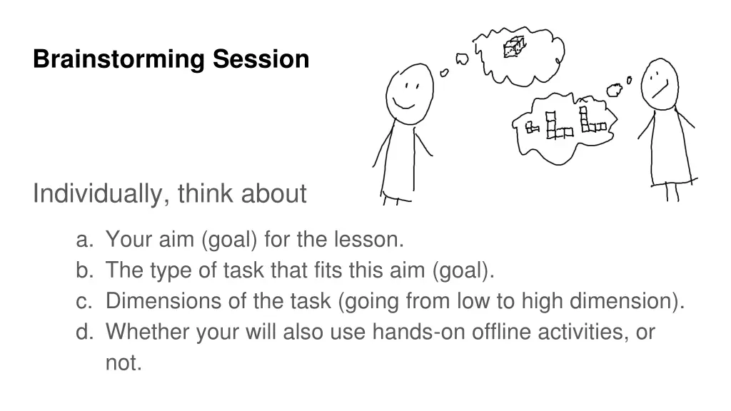 brainstorming session