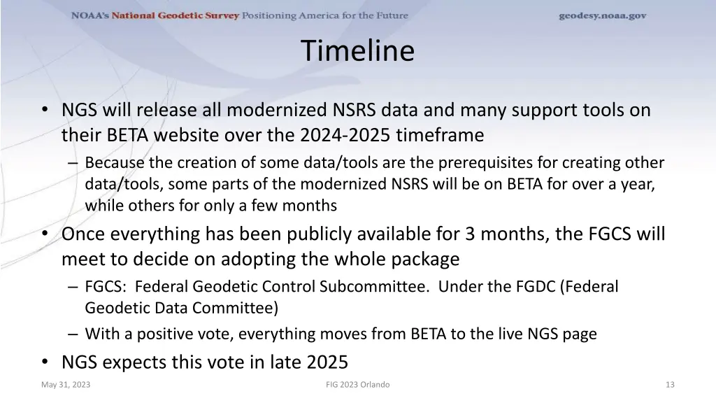 timeline
