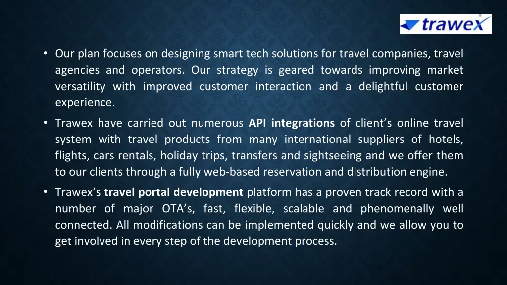 our plan focuses on designing smart tech
