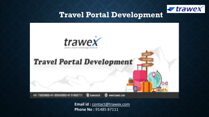 travel portal development