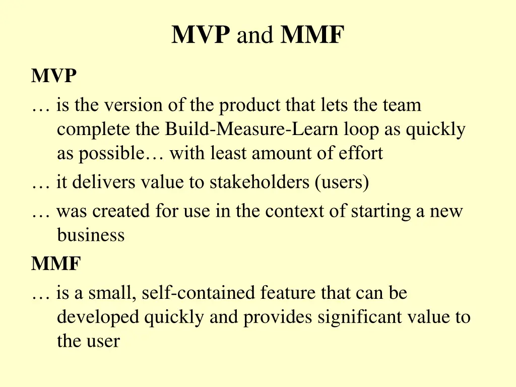 mvp and mmf