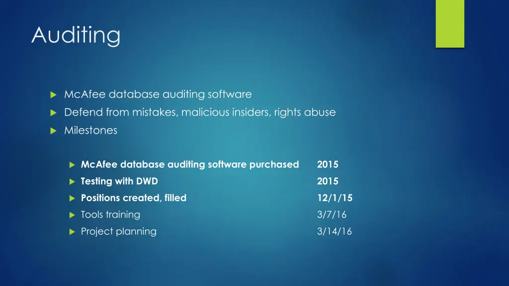 auditing