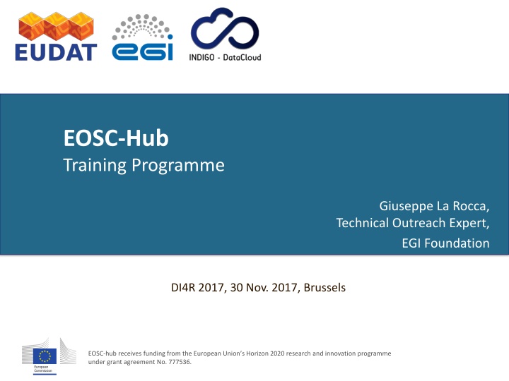 eosc hub training programme