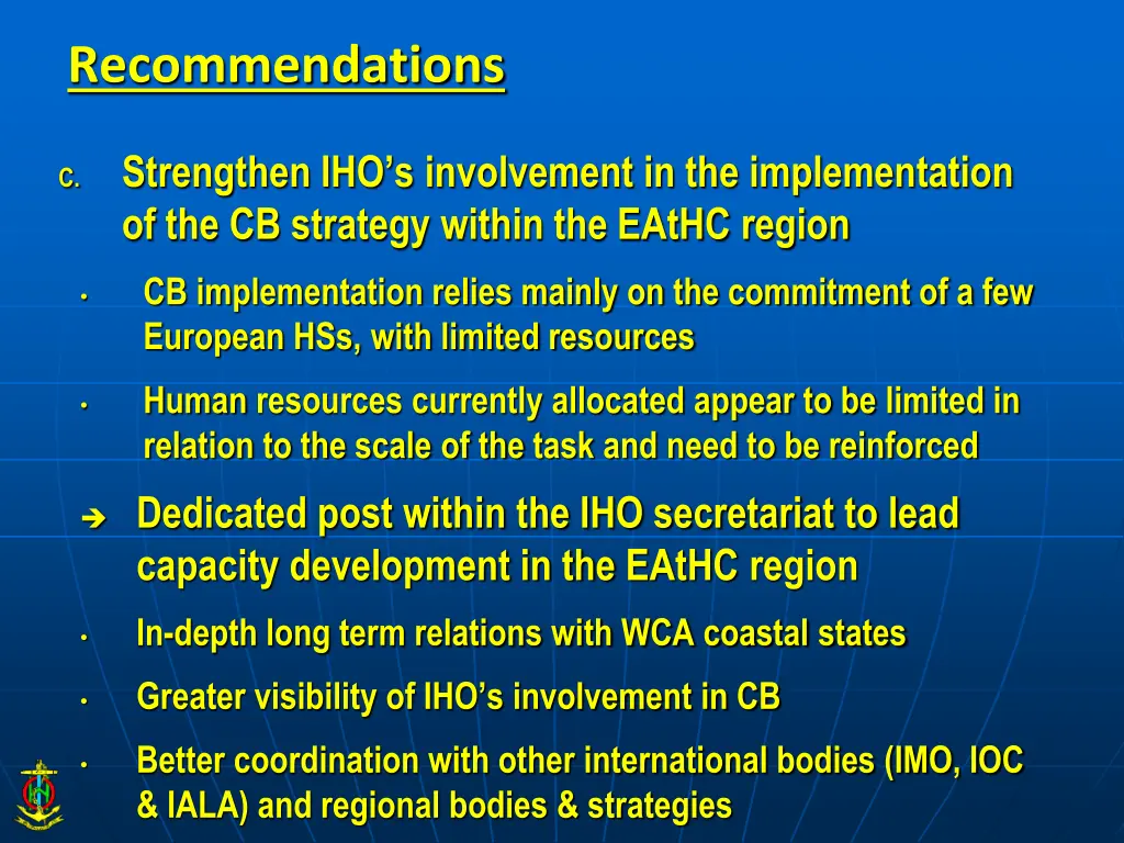 recommendations 1