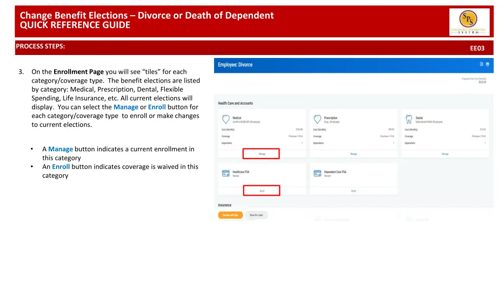 change benefit elections divorce or death 1