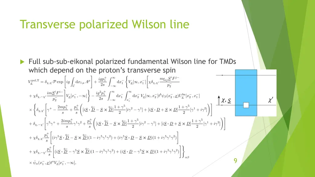 transverse polarized wilson line 1