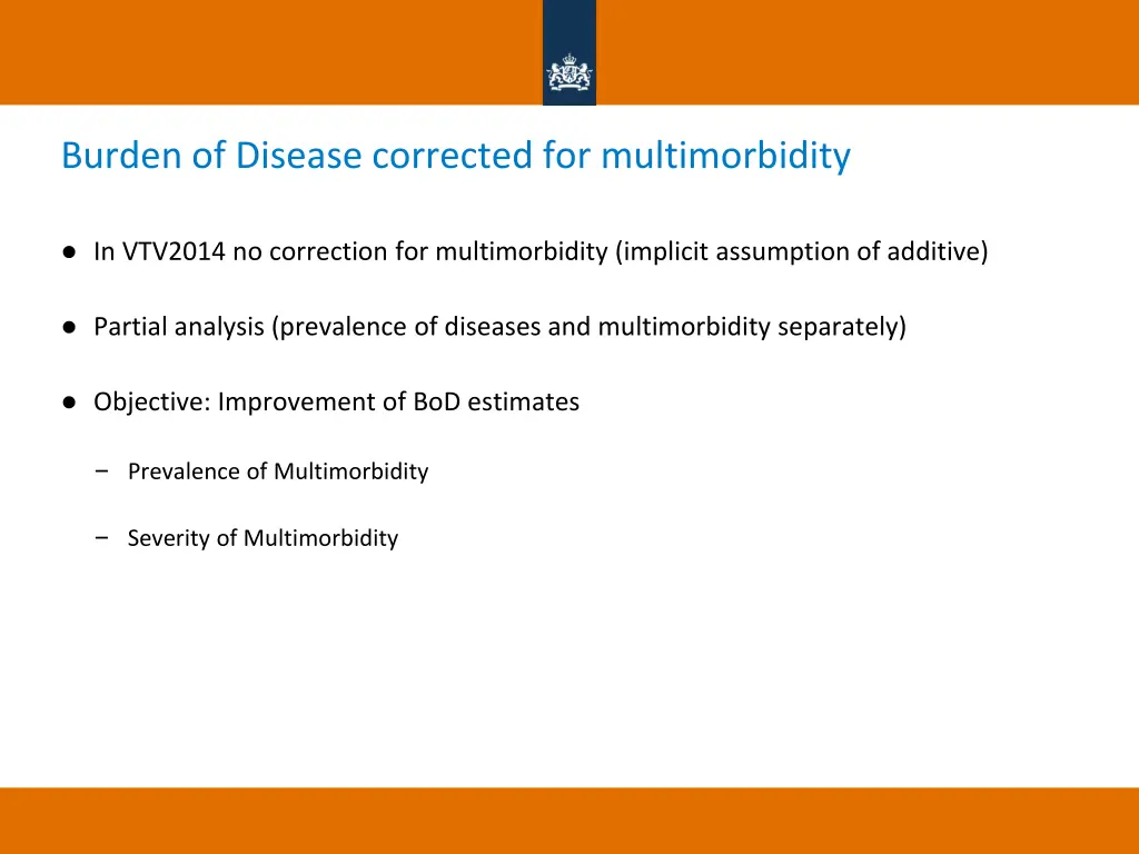 burden of disease corrected for multimorbidity