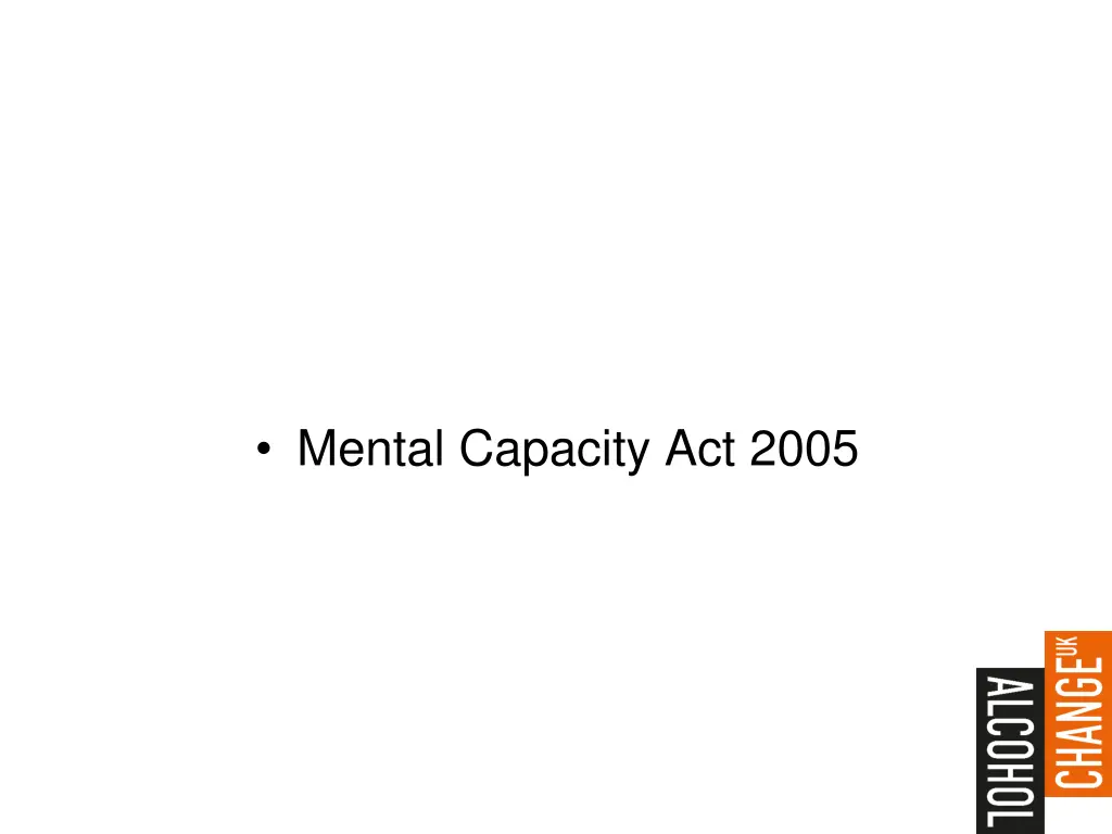 mental capacity act 2005