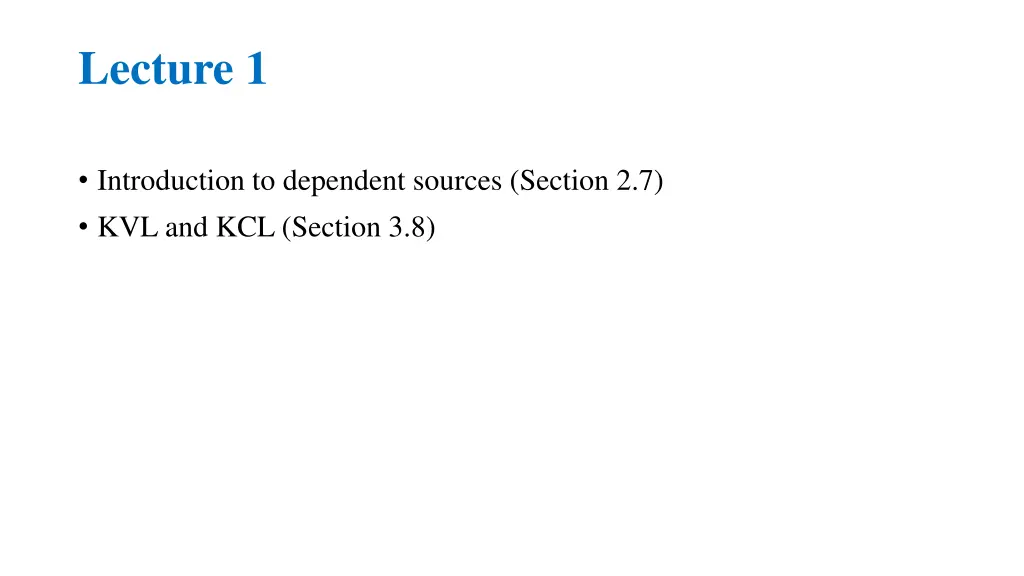 lecture 1