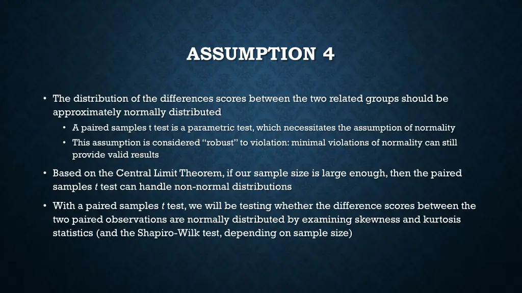 assumption 4